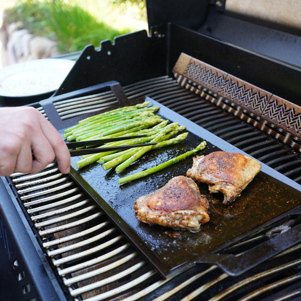 Grillplaat van carbonstaal van Qookware