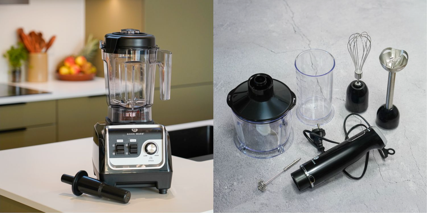 Blender vs. staafmixer — wanneer gebruik je welke?
