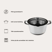 Kookpan van roestvrij staal van Qookware