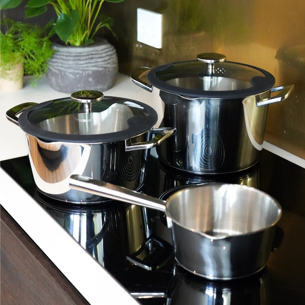 Pannenset 3-delig ChefGrade van Qookware