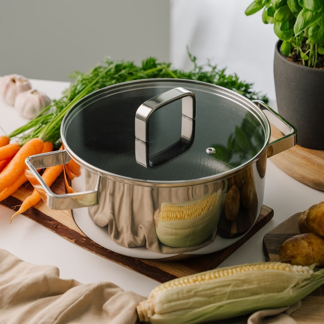 6-ply-kookpan van 5,2 liter