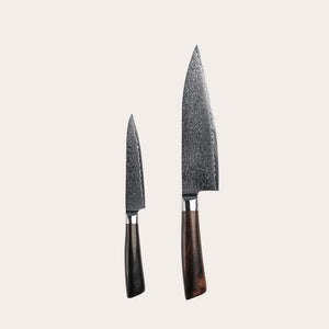 Rose koksmes en schilmesje van Qookware