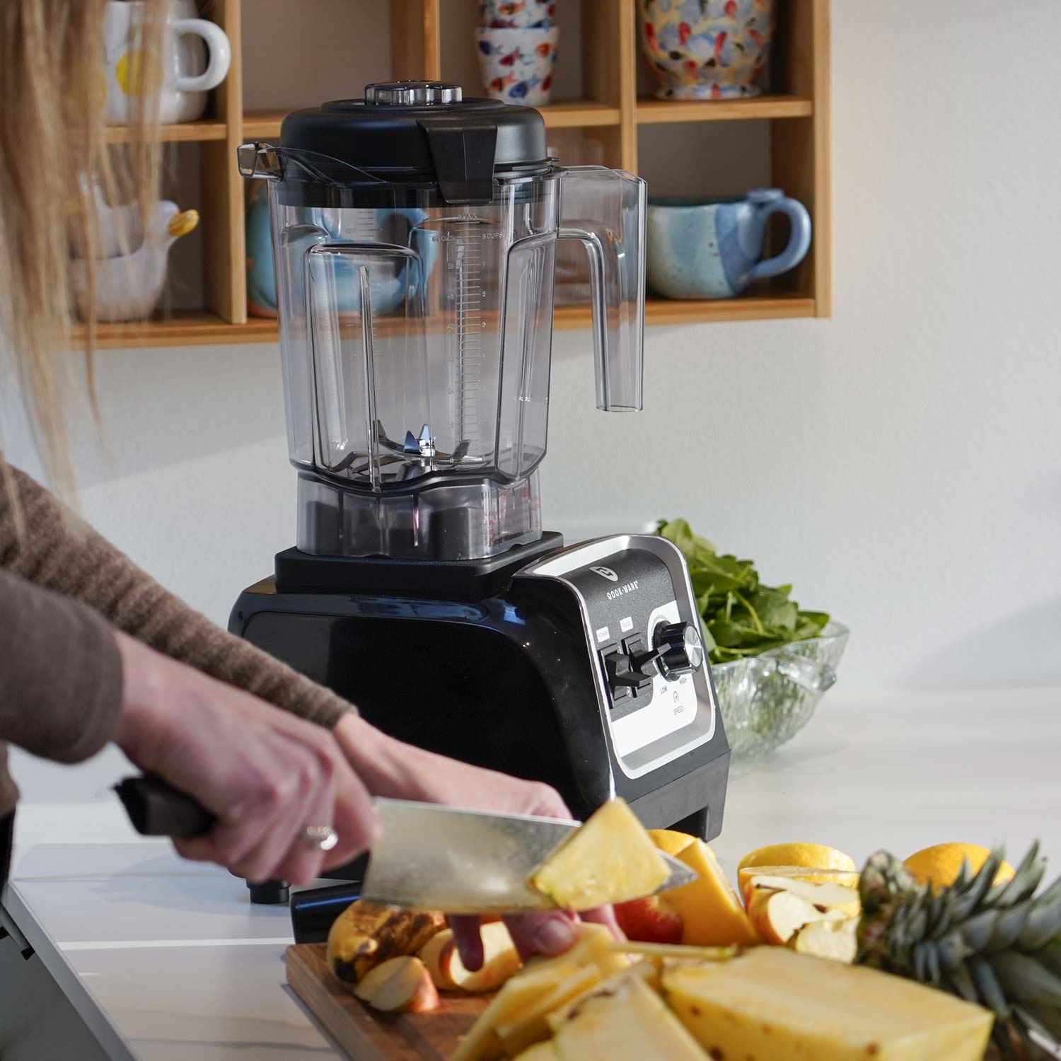 Qookware Blender 2 Liter – Krachtige powerblender