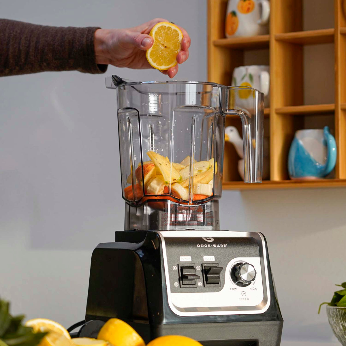 Fruit in de Qookware-blender