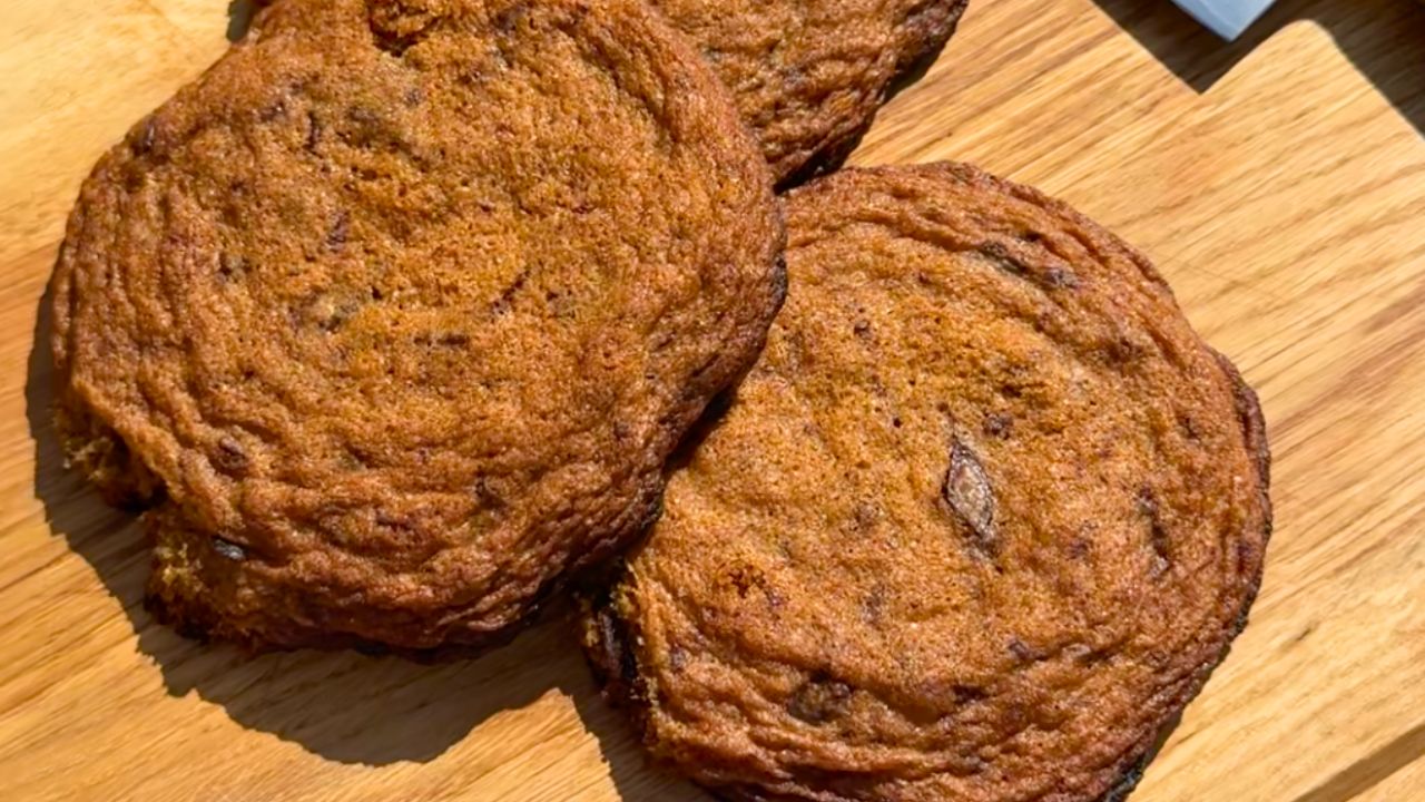 Koekjes gebakken op bakstaal