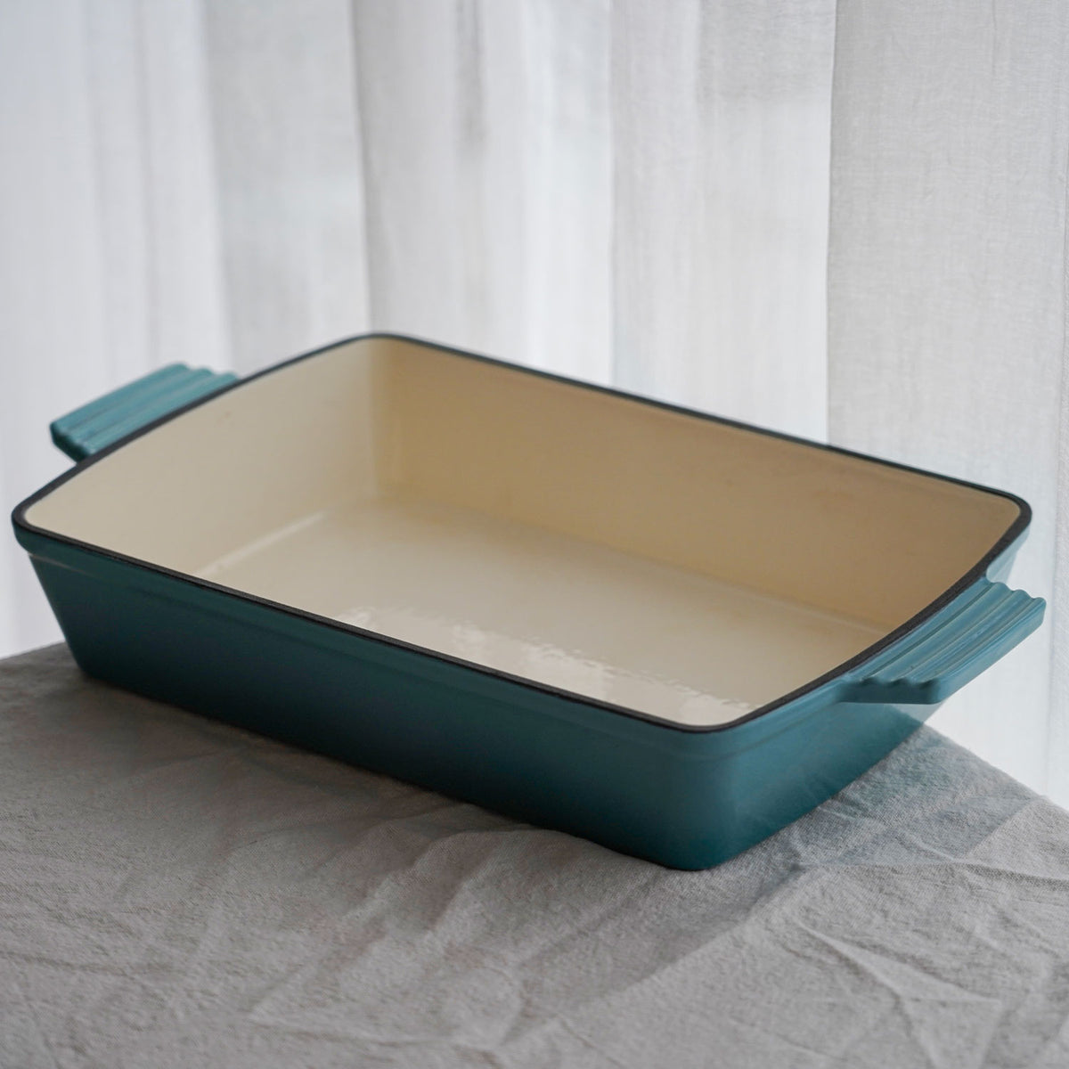 Ovenschaal van geëmailleerd gietijzer, 3,5 liter, van Qookware