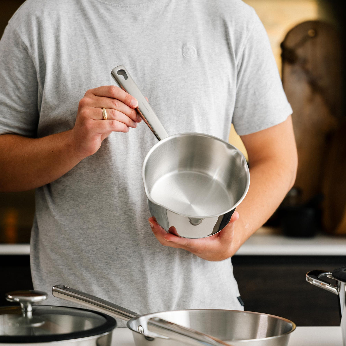 Steelpan van roestvrij staal van Qookware