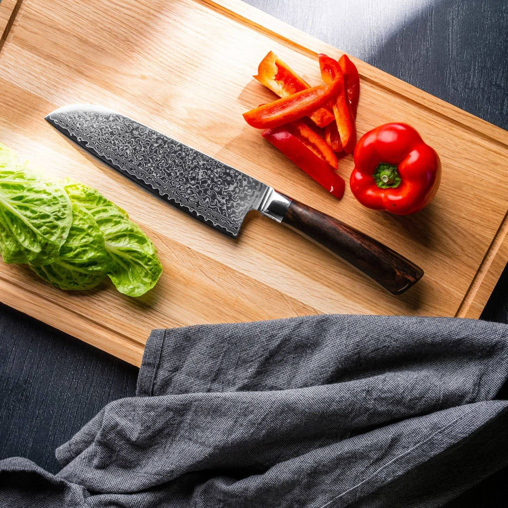 Santoku mes Rose van Qookware