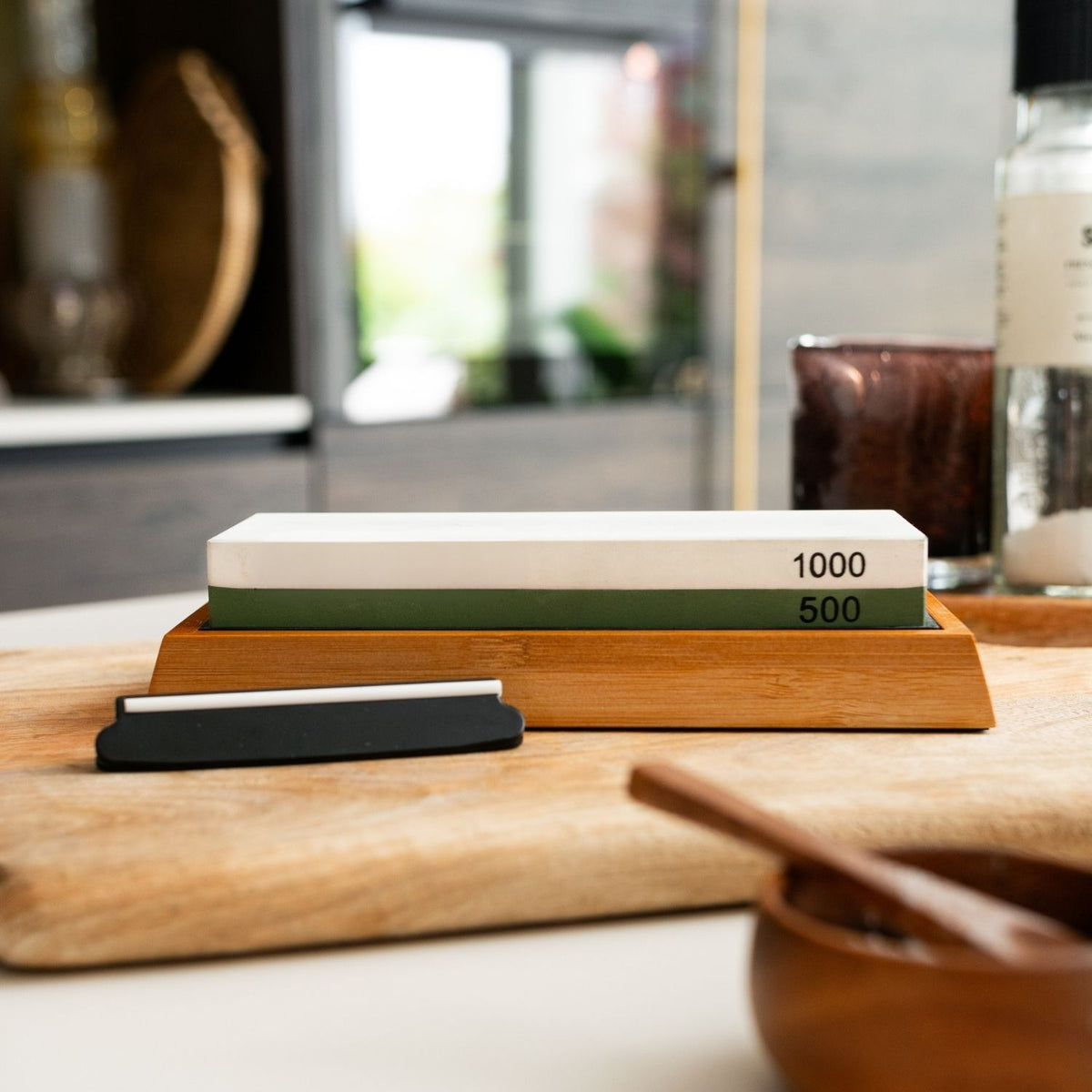 Slijpsteen met korrelgrootte 500/1000 van Qookware