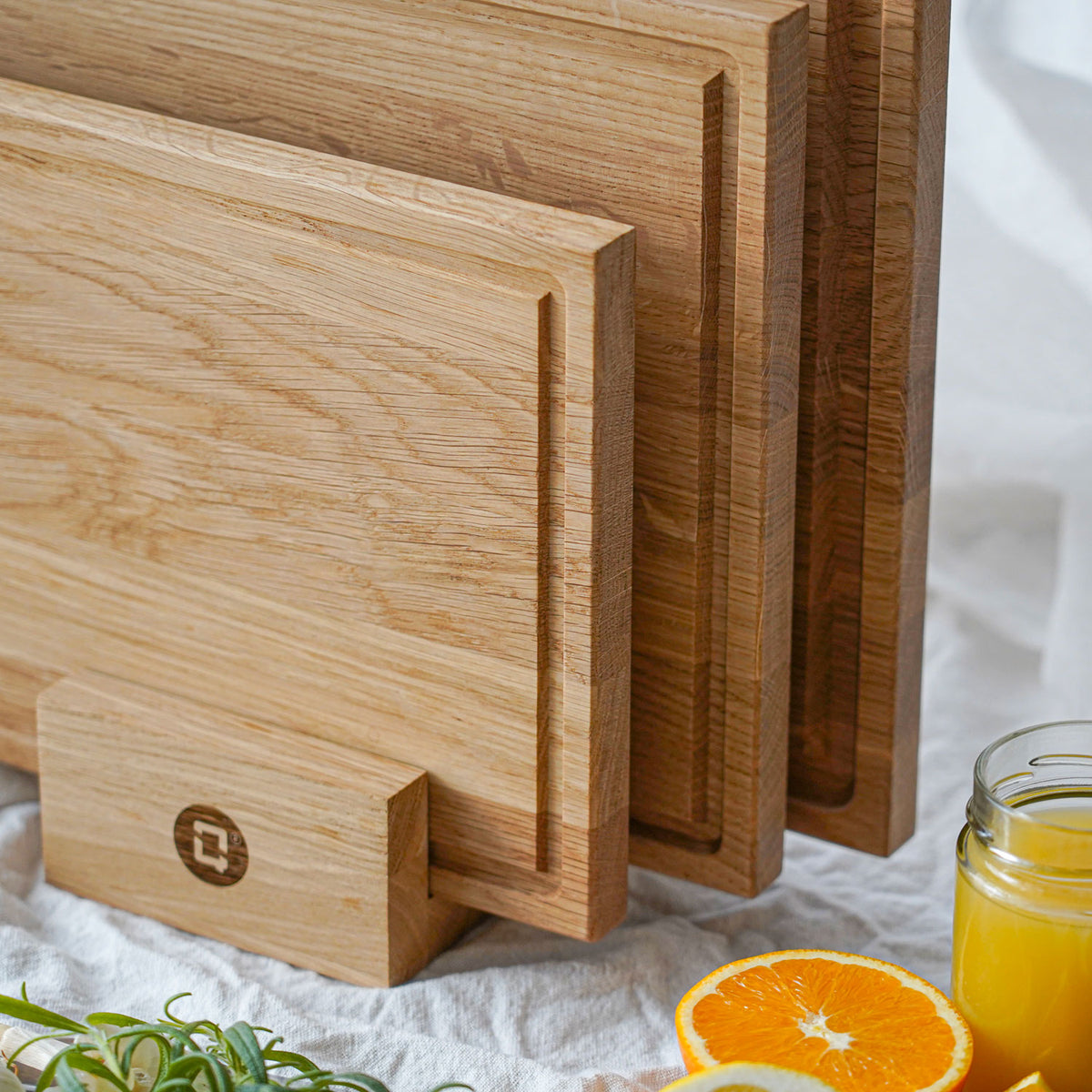 Houder voor 3 snijplanken van Qookware