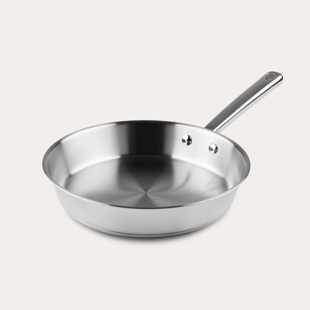 Roestvrijstalen koekenpan, 24 cm, ChefGrade van Qookware