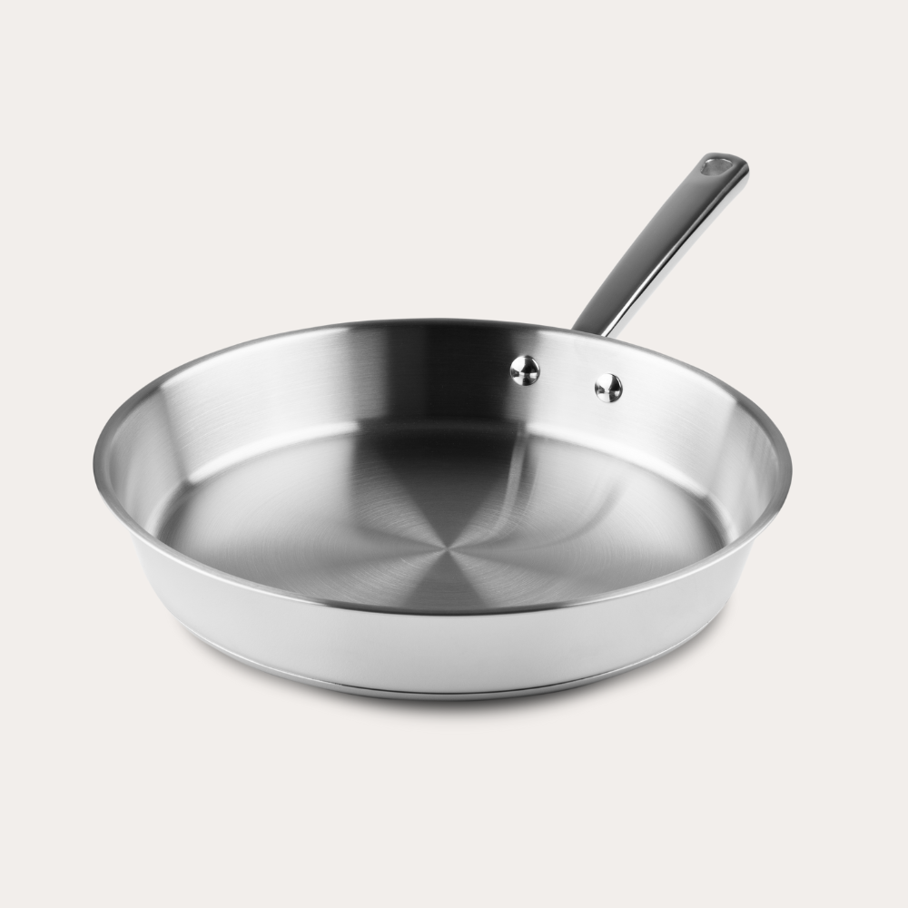 Roestvrijstalen koekenpan, 28 cm, ChefGrade van Qookware