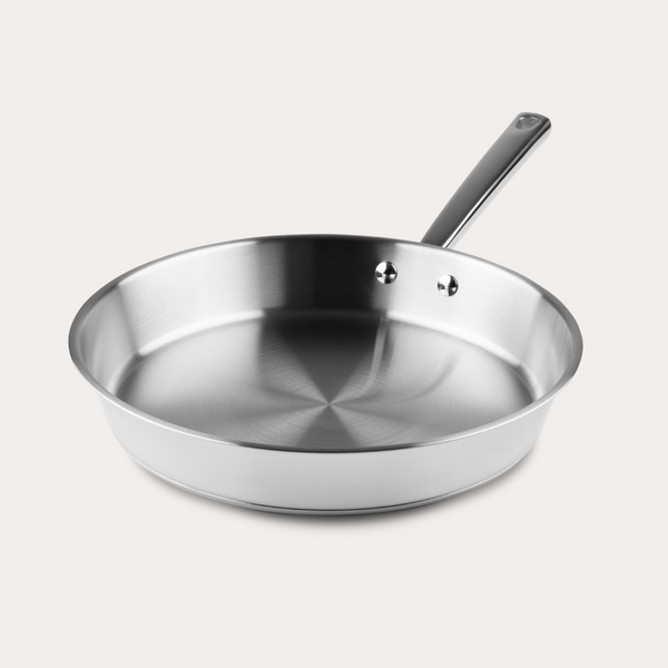Roestvrijstalen koekenpan, 28 cm, ChefGrade van Qookware