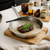 ChefGrade koekenpan van roestvrij staal van 28 cm van Qookware